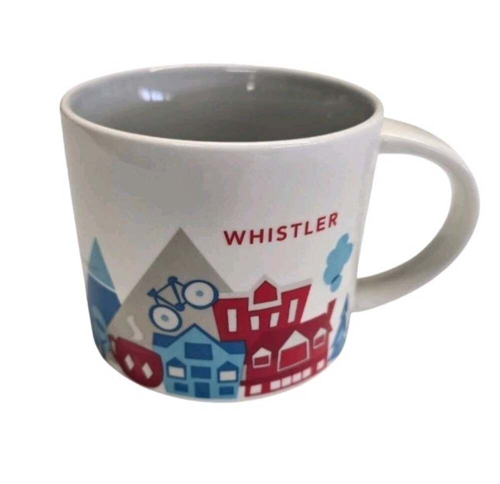 Starbucks Whistler You Are Here Collection Coffee Mug 14 oz Canada Ski Resort